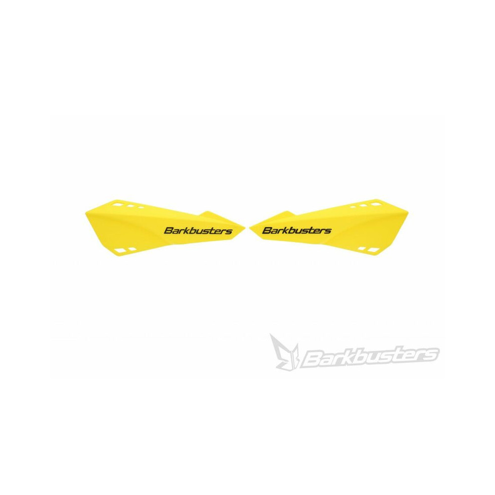 Plastique de protège-mains BARKBUSTERS - jaune BARKBUSTERS 1 - AVSmoto Racing Parts 