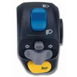 COMMODO ELECTRIQUE GAUCHE NOIR POUR PEUGEOT SQUAB, TREKKER 50, KLAXON, CLIGNO, FEU