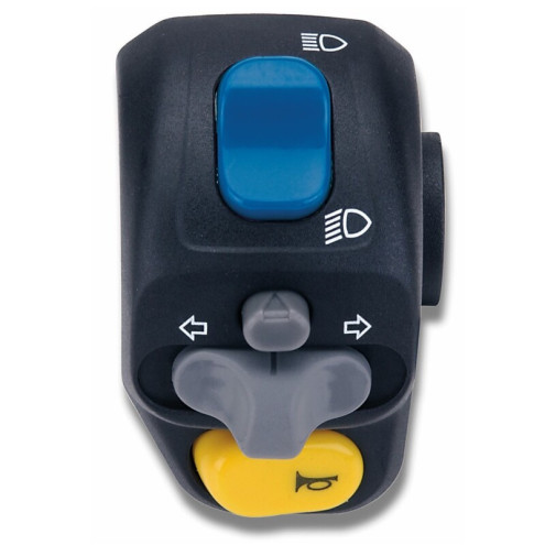 COMMODO ELECTRIQUE GAUCHE NOIR POUR PEUGEOT SQUAB, TREKKER 50, KLAXON, CLIGNO, FEU
