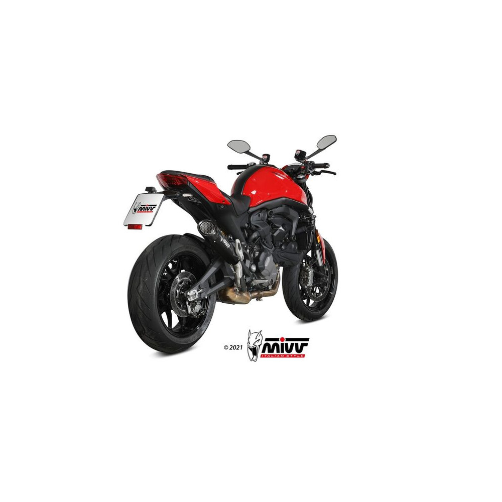 Silencieux MIVV X-M5 - Inox noir Ducati Monster 937 21-23