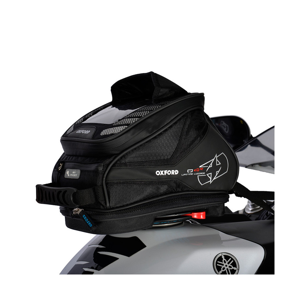 Sacoche de réservoir OXFORD Q4R - noir Oxford 1 - AVSmoto Racing Parts 