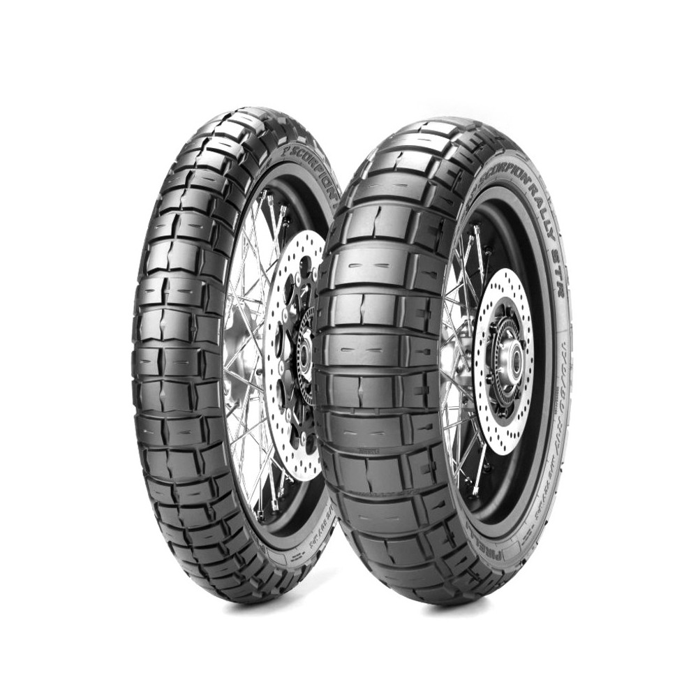 Pneu PIRELLI SCORPION RALLY STR (F) STD + Ducati Scrambler 800 Desert Sled 120/70 R 19 M/C 60V TL M+S Pirelli 1 - AVSmoto Racing
