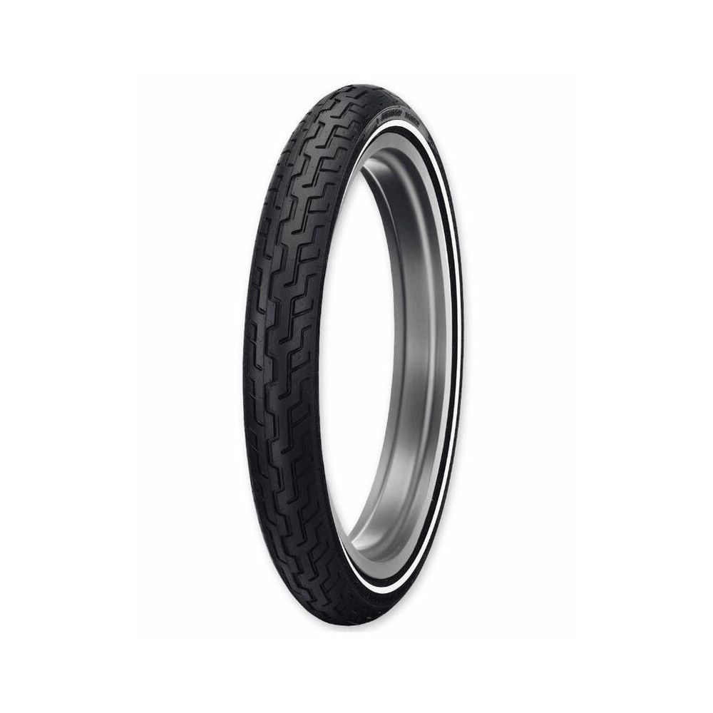 Pneu DUNLOP D402F MWW (HARLEY-D) Flancs Blancs Medium MH90-21 M/C 54H TL DUNLOP 1 - AVSmoto Racing Parts 
