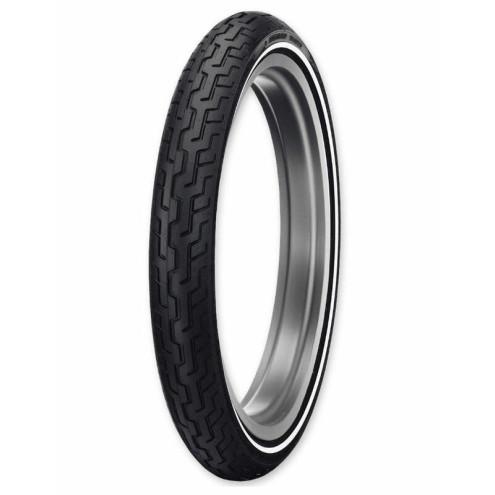 Pneu DUNLOP D402F MWW (HARLEY-D) Flancs Blancs Medium MH90-21 M/C 54H TL DUNLOP 1 - AVSmoto Racing Parts 