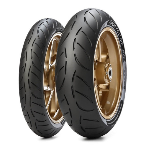 Pneu METZELER SPORTEC M7 RR (F) (M) STD + BMW S1000R, KTM 690 Duke/1290 Superduke R 120/70 ZR 17 M/C (58W) TL METZELER 1 - AVSmo