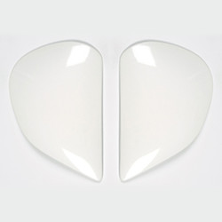 Plaques pivot ARAI Super AdSis J (LRS) Diamond White pour casques RX-7 GP/Viper/Astro-Light/Quantum/Quantum-ST/Quantum-ST PRO/Ch