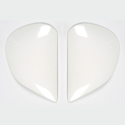 Plaques pivot ARAI Super AdSis J (LRS) Diamond White pour casques RX-7 GP/Viper/Astro-Light/Quantum/Quantum-ST/Quantum-ST PRO/Ch