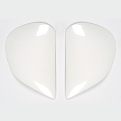 Plaques pivot ARAI Super AdSis J (LRS) Diamond White pour casques RX-7 GP/Viper/Astro-Light/Quantum/Quantum-ST/Quantum-ST PRO/Ch