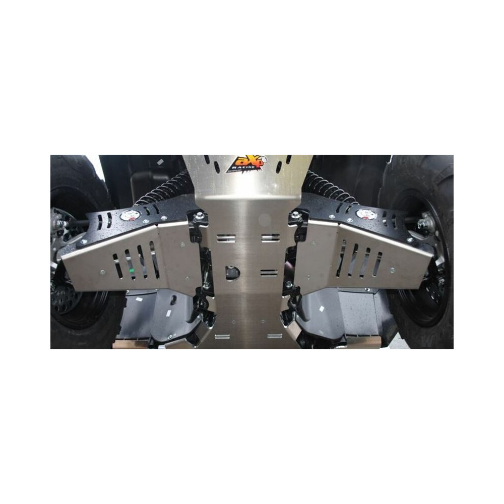 Protection de triangle avant AXP - aluminium 4mm Yamaha YFM Grizzly AXP 1 - AVSmoto Racing Parts 