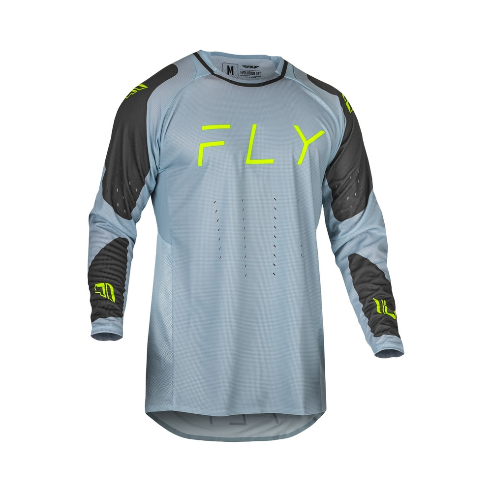 Maillot FLY RACING Evolution DST - Ice Grey/anthracite/vert fluo