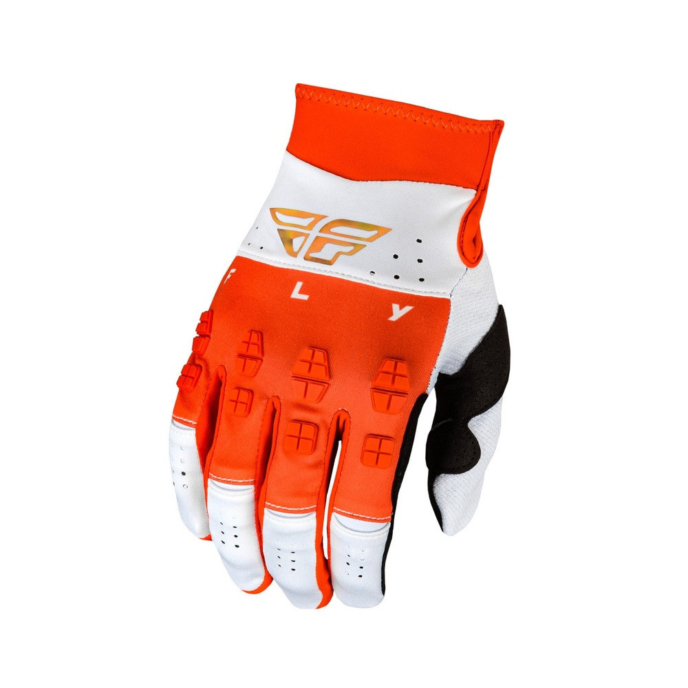 Gants FLY RACING Evolution DST Podium - rouge/blanc/Red Iridium