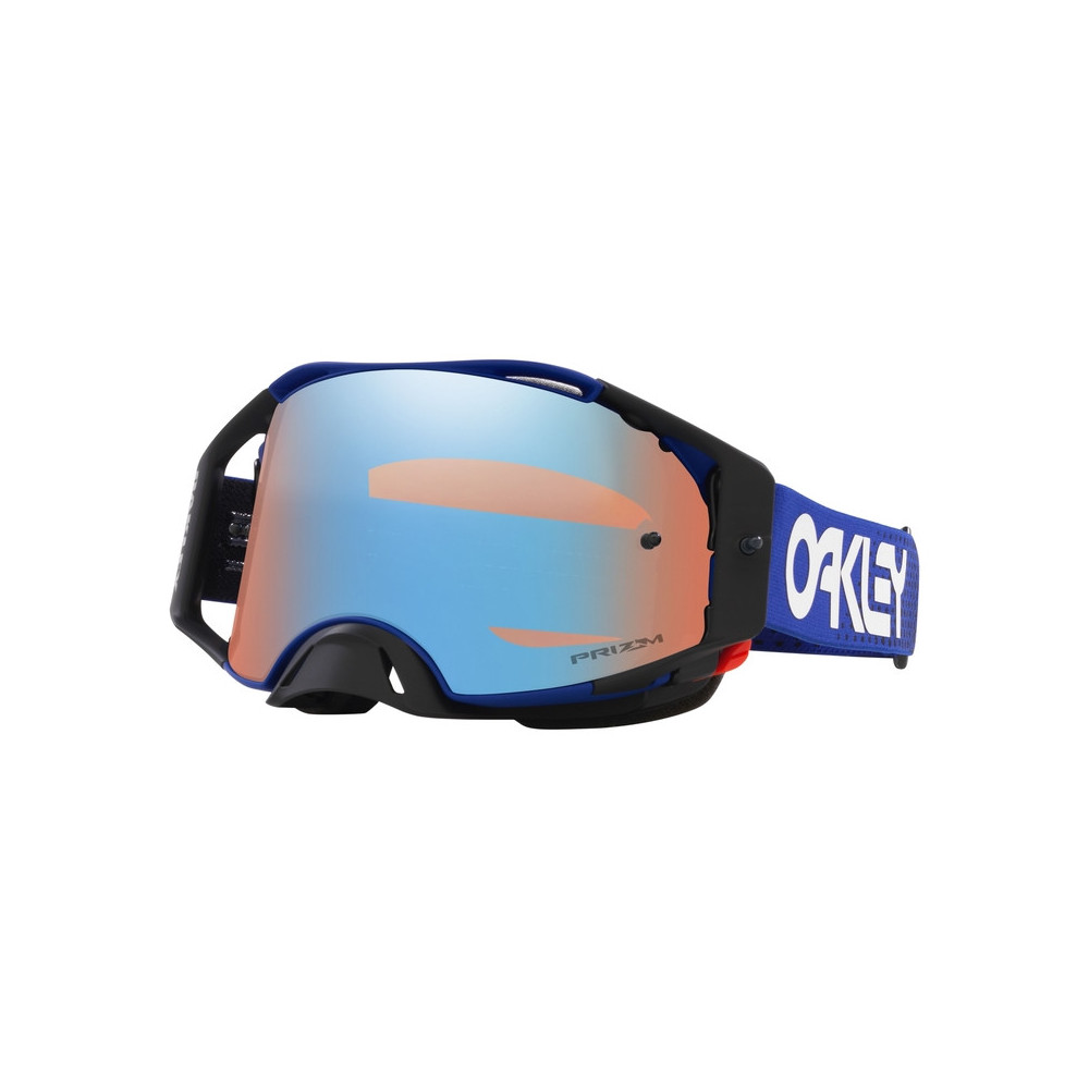 Masque OAKLEY Airbrake MX - Moto Blue B1B écran Prizm MX Sapphire