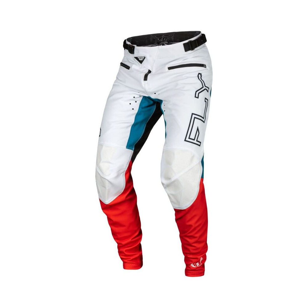 Pantalon vélo FLY RACING Rayce - rouge/blanc/bleu