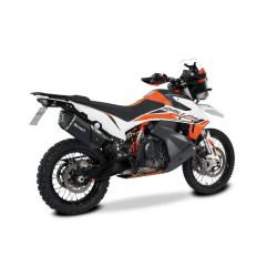 Silencieux HP CORSE SPS Noir embout carbone - KTM 890 Adventure