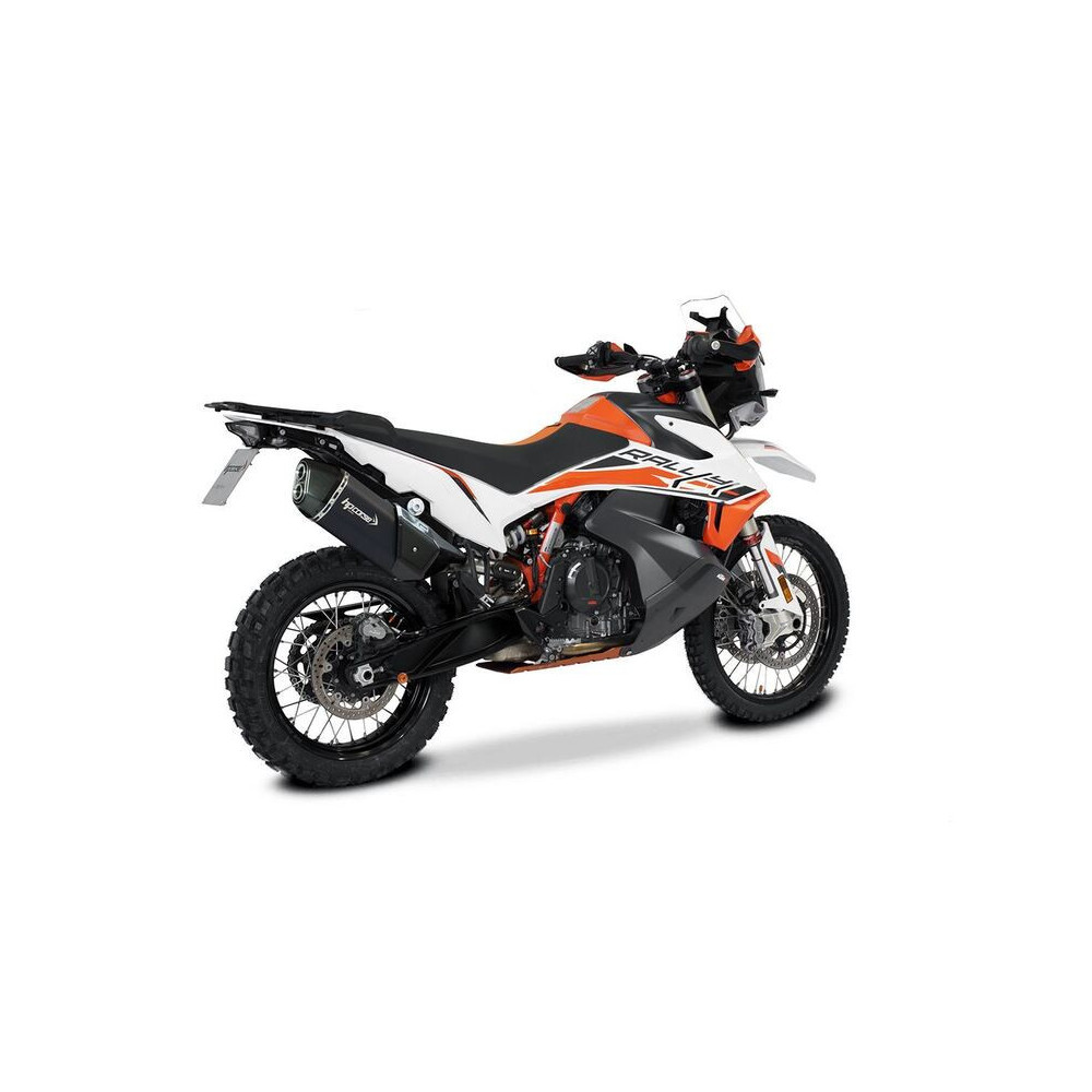Silencieux HP CORSE SPS Noir embout carbone - KTM 890 Adventure