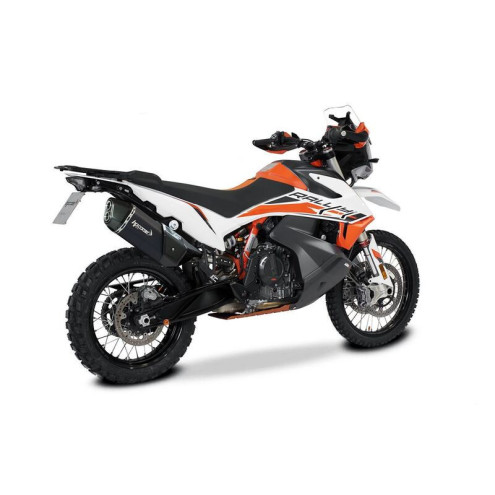 Silencieux HP CORSE SPS Noir embout carbone - KTM 890 Adventure