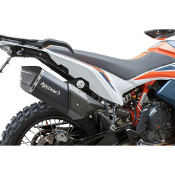 Silencieux HP CORSE SPS Noir embout carbone - KTM 890 Adventure