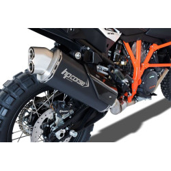Silencieux HP CORSE 4-Track Inox noir - KTM 1290 Super Adventure