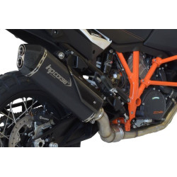 Silencieux HP CORSE SPS Noir embout carbone - KTM 1290 Super Adventure