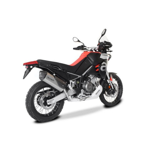 Silencieux HP CORSE SPS Titane embout carbone - Aprilia 660 Tuareg