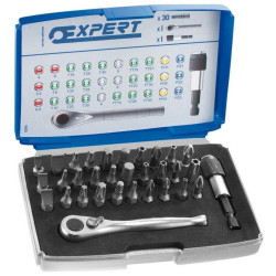 Coffret EXPERT 30 embouts 1/4''