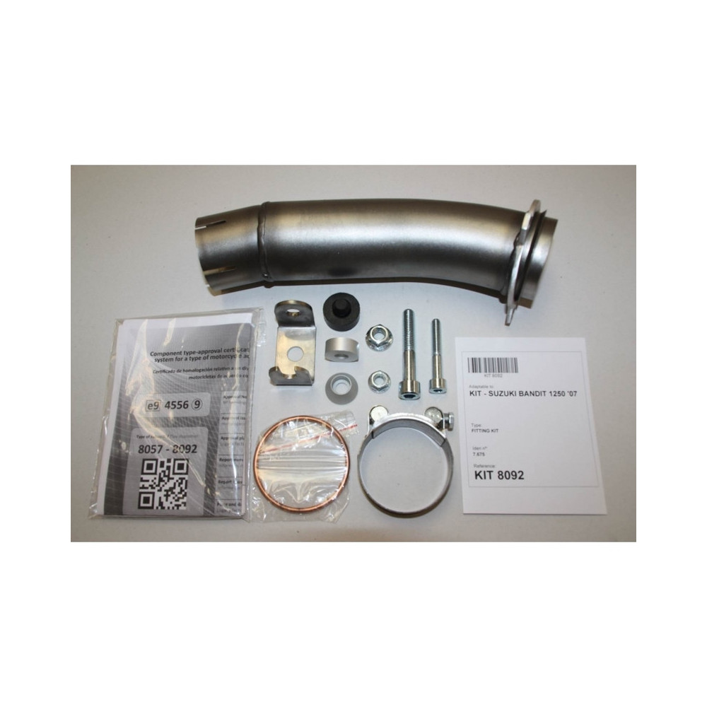 Pot D'échappement Dominator Acier Inox - Compatible Suzuki GSF Bandit 1200 2001-2005