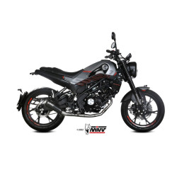 Silencieux MIVV X-M1 - Inox noir Benelli Leoncino 125 22-23