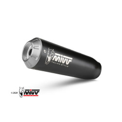 Silencieux MIVV X-M1 - Inox noir Benelli Leoncino 125 22-23