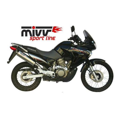 Silencieux MIVV Oval Classic inox Honda XL650V Transalp 05-07