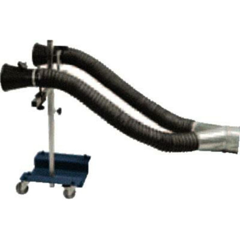 Support double sorties & cône FILCAR Ø100mm