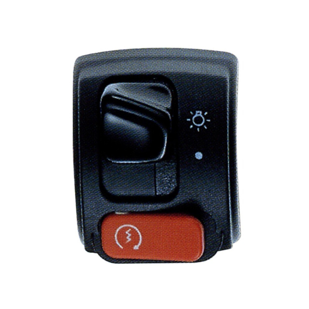 COMMODO ELECTRIQUE DROIT NOIR POUR BOOSTER, BW'S NG '00-03, DEMARREUR, FEUX 2 POSITIONS