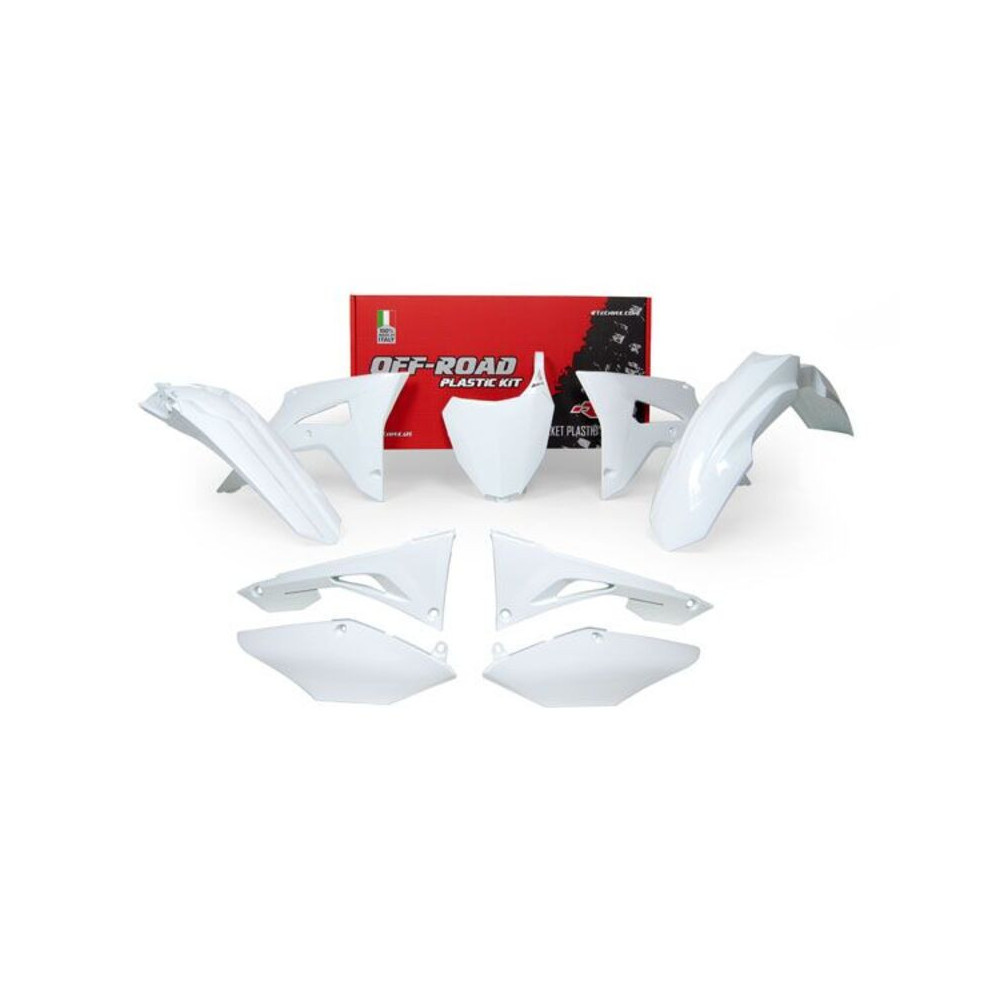 Kit plastiques RACETECH - blanc Honda CRF