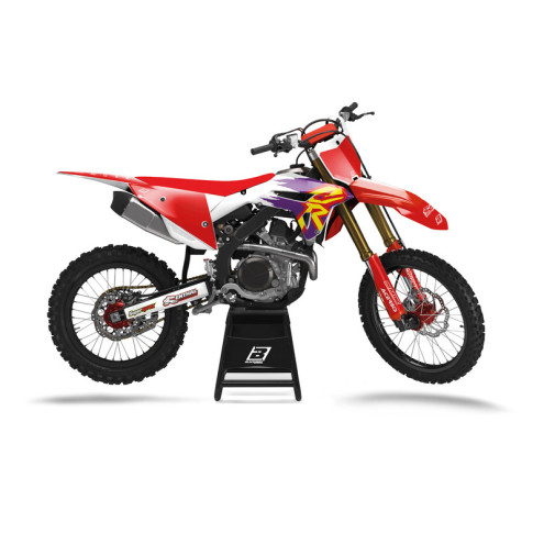 Kit déco BLACKBIRD Retro - Honda CRF250/450 BLACKBIRD 1 - AVSmoto Racing Parts 