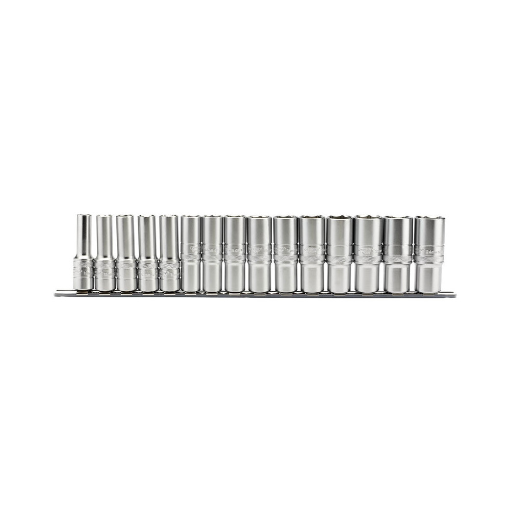 Jeu de 15 douilles 1/2'' DRAPER 10 à 24mm