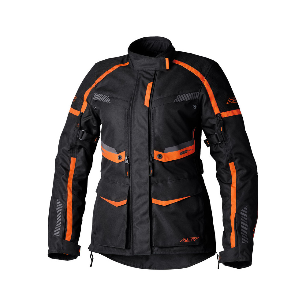 Veste RST Maverick EVO CE femme - Orange RST 1 - AVSmoto Racing Parts 