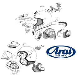 COUSS JOUE ARAI X-TEND (FCS) 30MM CASQUE JET