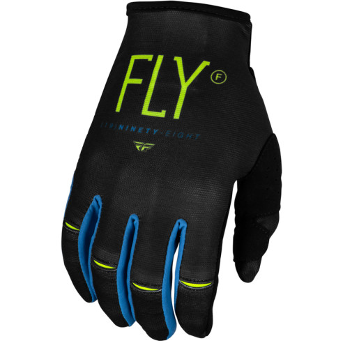 Gants enfant FLY RACING Youth Kinetic Prodigy - anthracite/vert fluo/True Blue