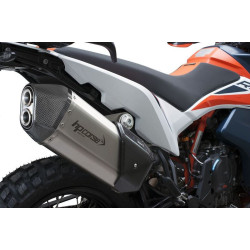 Silencieux HP CORSE SPS Inox embout carbone - KTM 890 Adventure