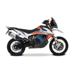 Silencieux HP CORSE SPS Inox embout carbone - KTM 890 Adventure