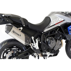 Silencieux HP CORSE SPS Inox embout carbone - Triumph 900 Tiger