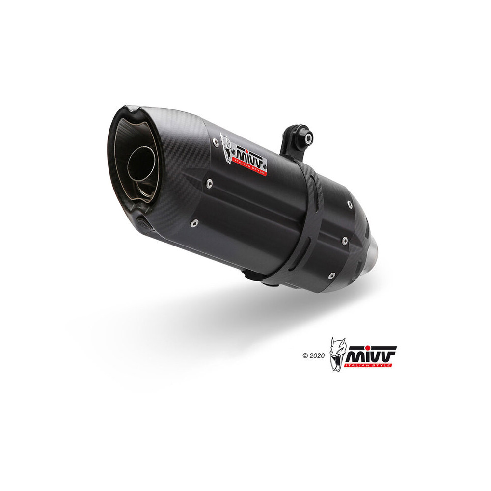 Silencieux MIVV Suono - Inox noir - BMW F650GS/F800GS