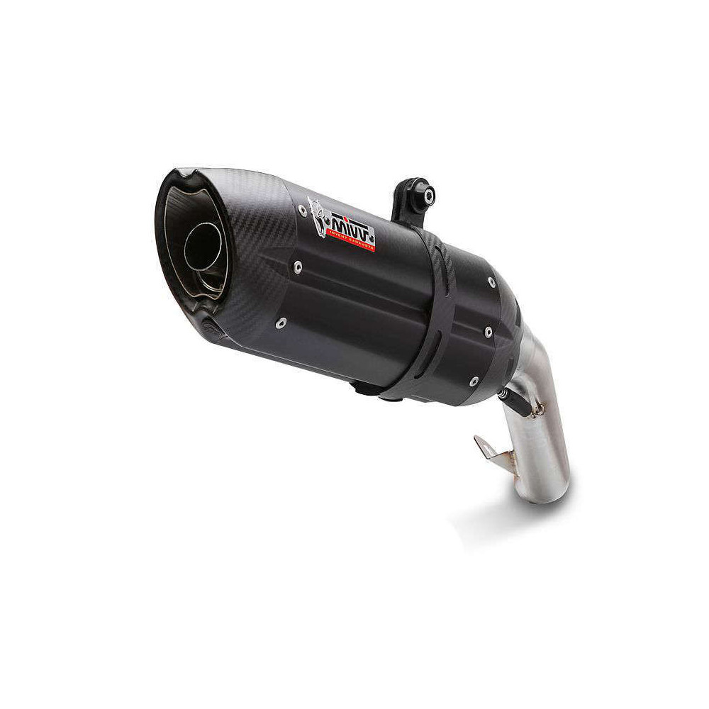 Silencieux MIVV Suono inox brossé noir Ducati Multistrada 1200/S 15-17