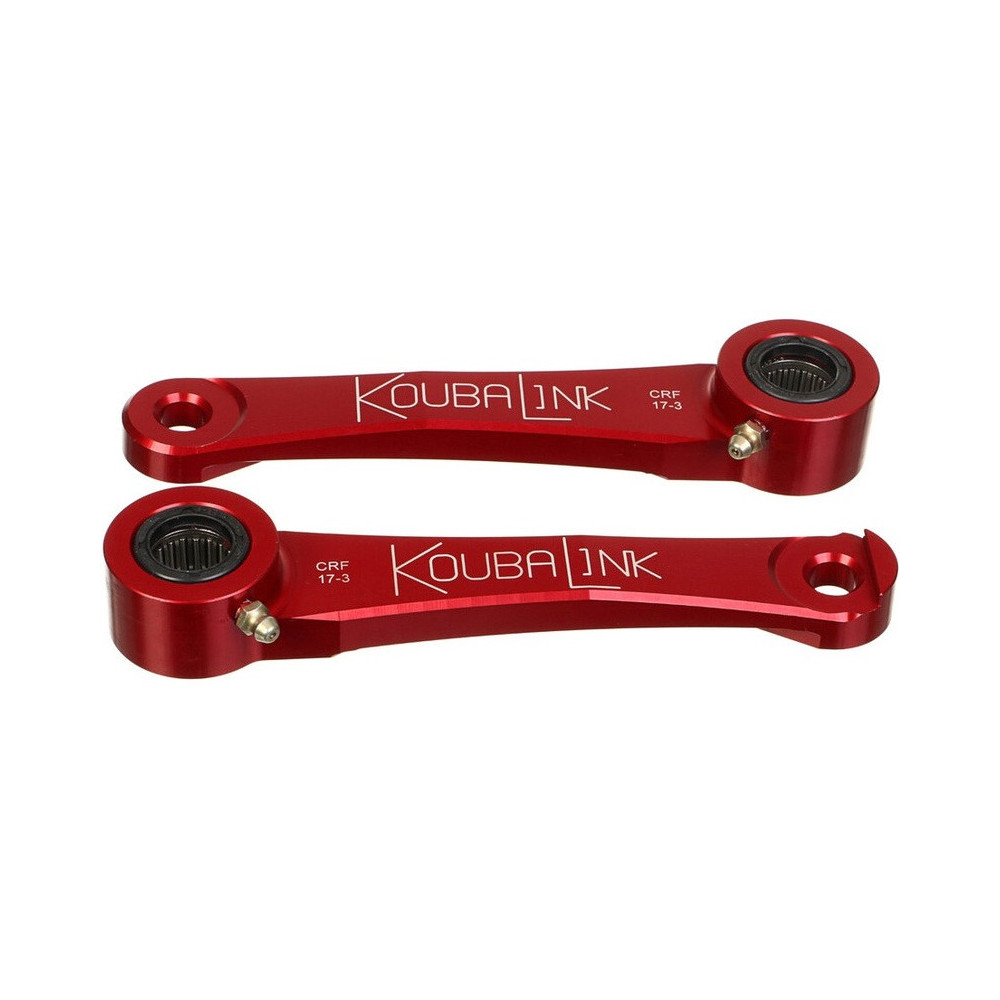 Kit de rabaissement de selle KOUBALINK (57.2 - 63.5 mm) rouge - Honda