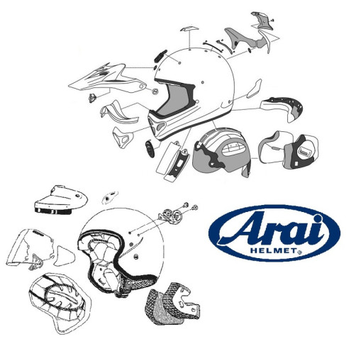 VISIERE ARAI TX-3/4 ADVENTURE RED CASQUE INTEGRAL ARAI 1 - AVSmoto Racing Parts 