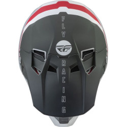 Casque FLY RACING Formula CC Driver Silver/Rouge/Blanc XS