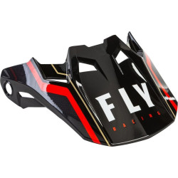 Visiere Casque FLY RACING Formula Carbon Axon Noir/Rouge M-L