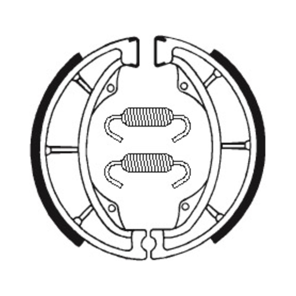 Mâchoires de frein TECNIUM Scooter/Street/Off-Road/Quad organique - BA014