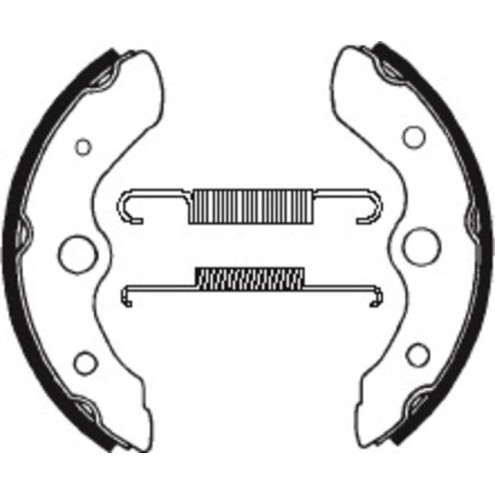 Mâchoires de frein TECNIUM Quad organique - BA044