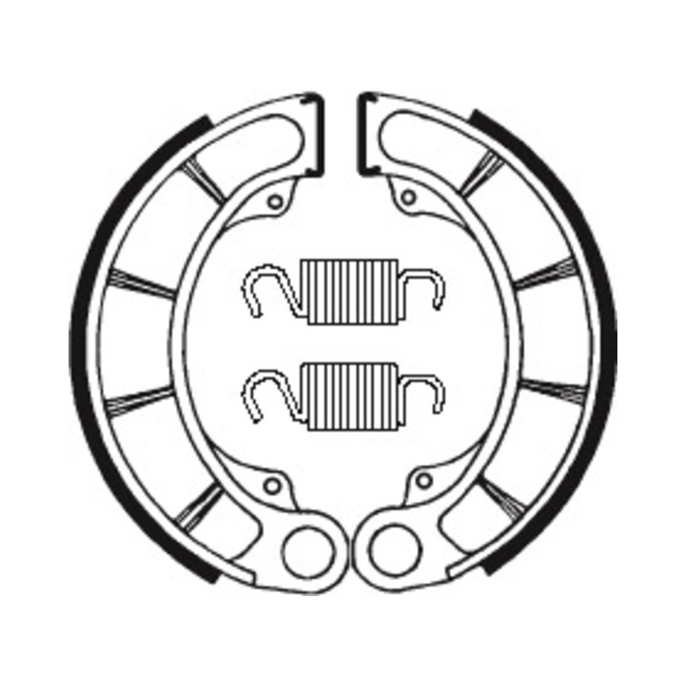 Mâchoires de frein TECNIUM Street organique - BA059