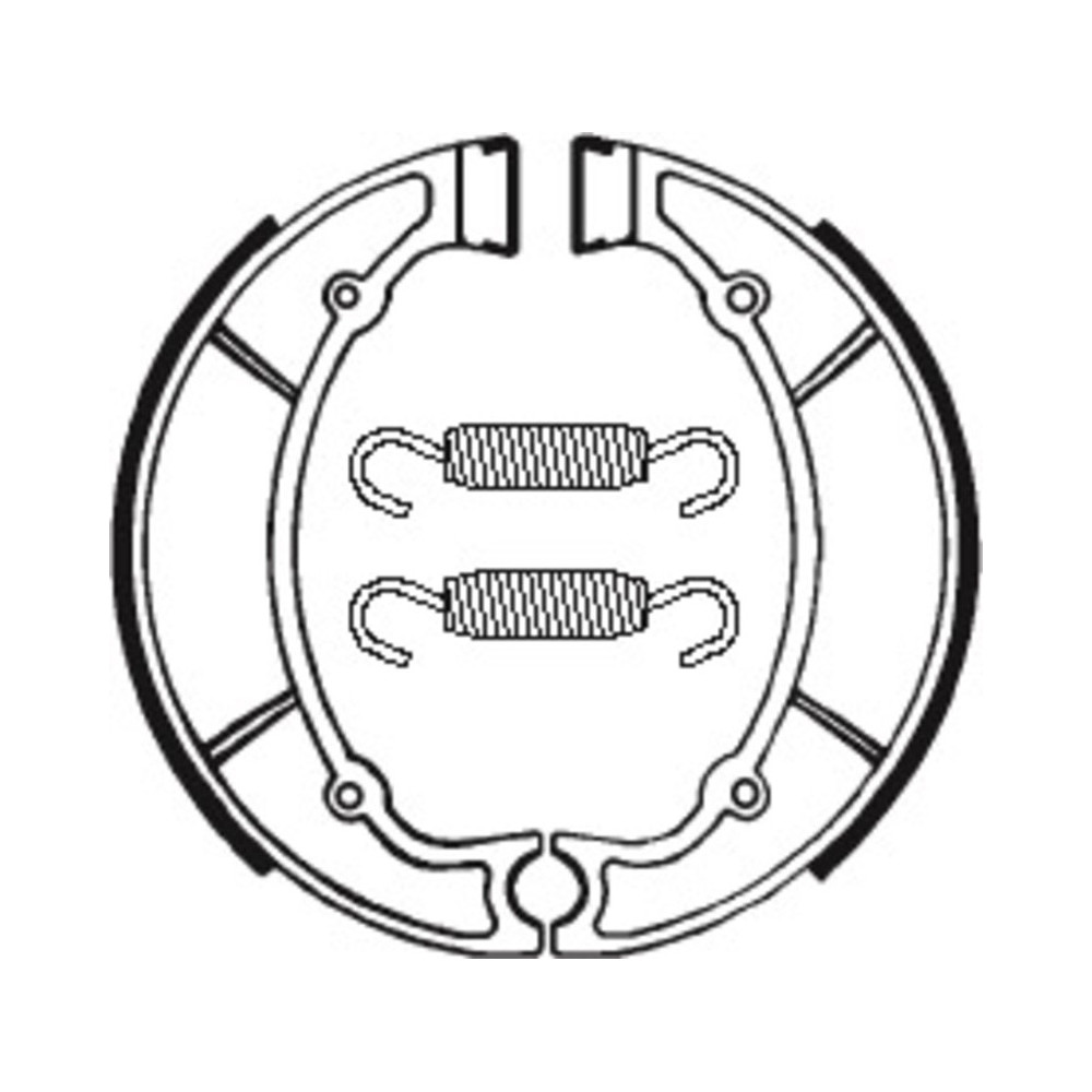 Mâchoires de frein TECNIUM Street organique - BA063